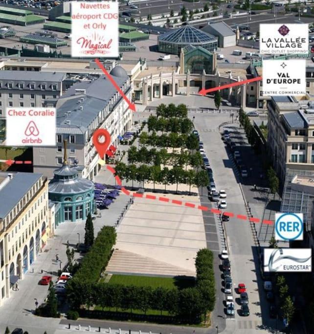 Disneyland Paris 70M² Face Parc, Place Ariane เซร์ริส ภายนอก รูปภาพ
