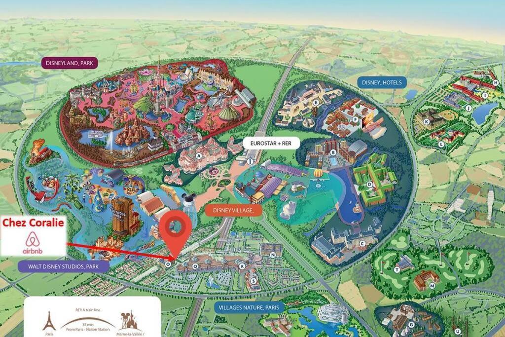 Disneyland Paris 70M² Face Parc, Place Ariane เซร์ริส ภายนอก รูปภาพ